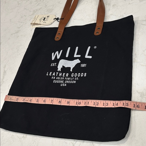 WILL Leather Goods Limited Edition Canvas Tote - Chicago Collective Exclusive - Picture 9 of 15
